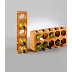 Bild Present Weinregal »Bamboo«, für bis zu 5 Weinflaschen geeignet, beige