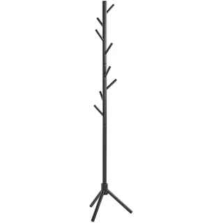 Haku-Möbel Garderobenständer NORA Schwarz Buche