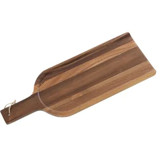 Schneidebrett mit Griff aus Naturholz, 48 x 18 x 1,5 cm