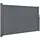 Seitenmarkise 300 x 160 cm Dunkelgrau Polyester