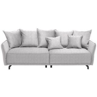 Carryhome Bigsofa , Hellgrau , Textil , Uni , Füllung: Silikon,Silikon , 226x91x103 cm , Stoffauswahl , Wohnzimmer, Sofas & Couches, Sofas, Textilsofas