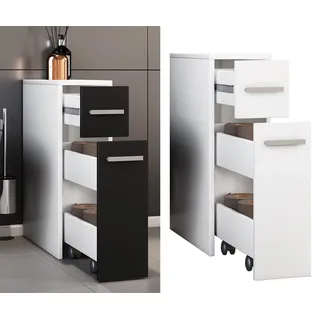 VCM »Holz Badmöbel Nischenschrank Raumteiler Bad Zalo«, weiß,