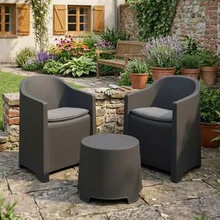 Dmora Milazzo Loungeset anthrazit