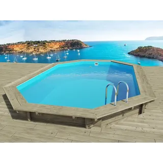 Holzpool "Miami 145" - 4,86 x 3,36 x 1,45 m