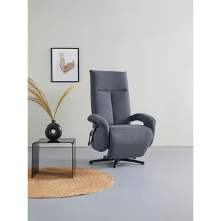 sit&more TV-Sessel Tycoon Polyester 74 x 117 x 85 cm grau
