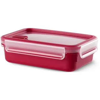 Emsa Frischhaltedose eckig rot 0,8 l