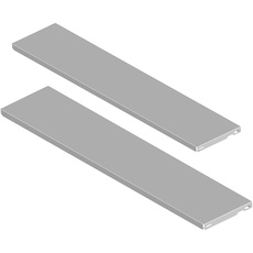 Bild Stahlfachboden - Regalboden für Wandschiene und Pro-Regalträger - 800 x 300 mm, Weiß, 2 STK.