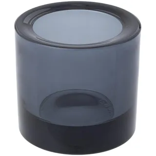 Iittala Teelichthalter Kivi Glas Grau