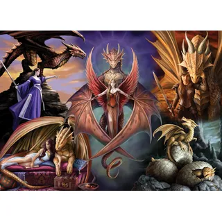 Bluebird Puzzle Anne Stokes - Dragon Fellowship - 1000 Teile