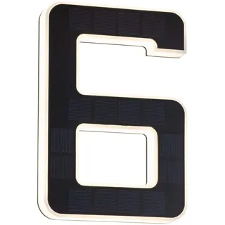 Paulmann 79847 Solar-Hausnummernleuchte 0.20W Warmweiß Schwarz