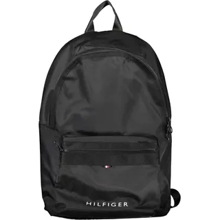 Tommy Hilfiger Mann Schwarzer Rucksack - Schwarz