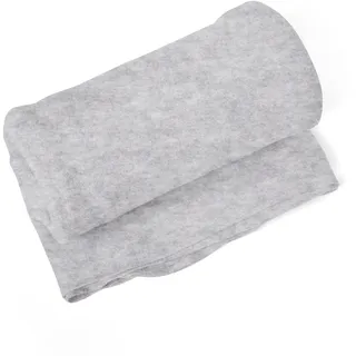 Setex Wohndecke, 85% Baumwolle/15% Polyester, Leichte Decke als Zimmer-Deko, Schlafzimmer-Deko und mehr, 200 x 150 cm große Tagesdecke, Hellgrau Melange