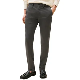 Tommy Hilfiger Herren Hose Core Bleecker 1985 Pima Cotton Chino, Grau (Dark Ash), 33W/30L