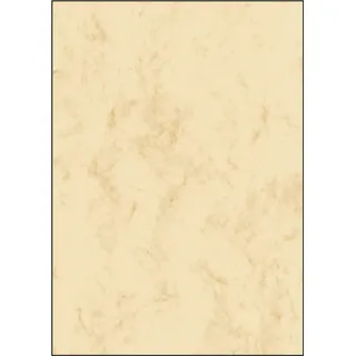 Sigel DP372 Marmor-Papier beige, A4, 90 g/m2, 100 Blatt