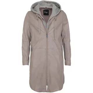 Lederjacke MAZE "Ledermantel 4202199", Damen, Gr. XS, grau, Obermaterial: 100% Lammleder LEL. Futter: 100% Baumwolle CO., Jacken Lederjacke