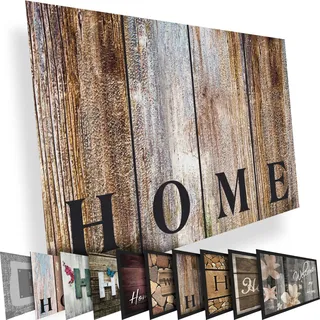 Valia Home Fußmatte Schmutzfangmatte Türmatte für Innen und Aussen - Fussmatte - Sauberlaufmatte rutschfest - Fußabtreter Haustür - Home Design 40 x 60 cm