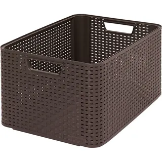 Curver Aufbewahrungskiste Style L 43,6 x 32,6 cm 1-tlg. braun