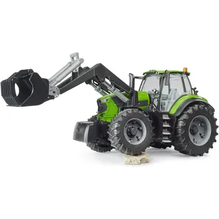 Bruder 03161 - Deutz 8280 TTV mit Frontlader grün 1:16