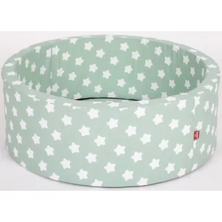 Knorrtoys Knorrtoys® Bällebad »Soft, Green White Stars«, mit300 Bälle grey/white/transparent; Made in Europe, weiß