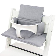 Bild Hochstuhl Sitzkissen Set, passend für Stokke Tripp Trapp, 2-teilig, 100% Bio-Baumwolle, Design Kos