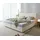 Boxspringbett Dream-Well Plüsch-Cord Beige 200x200 cm Bonell-Matratze PU-Topper