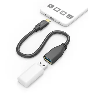 Hama Adapterkabel, OTG-USB-A auf USB-C
