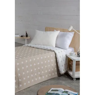 OTTO home Yolanda Bettüberwurf 140 x 210 cm Beige
