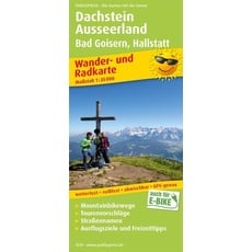 Dachstein - Ausseerland. Bad Goisern, Hallstatt. Wander- und Radkarte 1 : 35 000