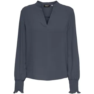 Only Blusenshirt Onlmette Ombre Blau XS