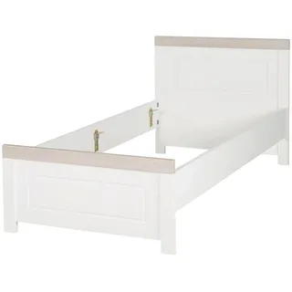 roba Jugendbett 90x200 cm & Weiß, Holzwerkstoff, , 90x200 cm , Kinder- Jugendzimmer, Kindermöbel, Kinderbetten, Kindereinzelbetten