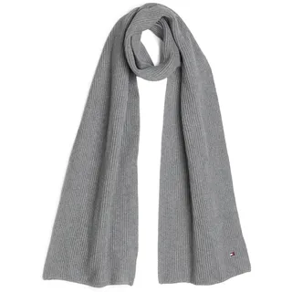 Tommy Hilfiger Schal TH Flag Pima Cotton Cash Scarf Mid Grey Heather