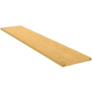 vidaXL Wandboard 100/20/1,5 cm aus Bambus , Braun , Naturmaterialen , Rechteckig , 100x1.5x20 cm , Wohnzimmer, Regale, Wandregale