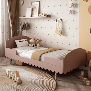 lookway Kinderbett BABUSHKA 90 x 200 cm Holz lackiert rosa