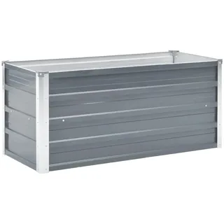 vidaXL Hochbeet verzinkter Stahl 100 x 40 x 45 cm grau