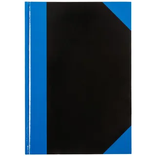 IDENA Kladde A4 liniert blau/schwarz