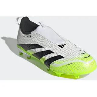 adidas Predator LEAGUE Laceless FG/MG Kinder Nockenschuhe, weiß, 37 1/3