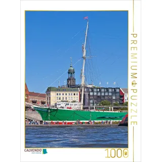 CALVENDO Puzzle Hamburg Hafen 1000 Teile Puzzle hoch | Lege-Größe cm Foto-Puzzle für glückliche Stunden