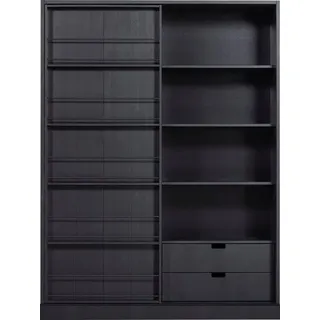 Woood Schieberegal Swing 150 x 0 x 200 cm Schwarz