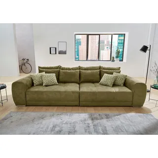 Jockenhöfer Big-Sofa Mikrofaser 4-Sitzer Grün