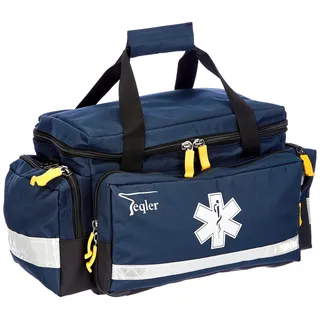 Teqler T-131064BL Rettungstasche Lüttich aus wasserabweisendem, Nylon, groß, 51 cm x 26 cm x 31 cm