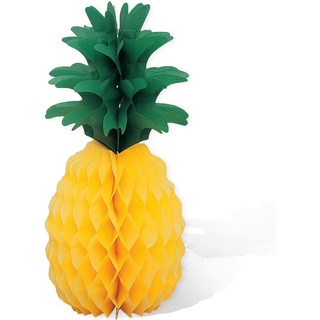 Unique Party Supplies Anana-Tischdekoration - 35 cm - Hawaiianische Party, Gelb