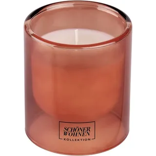 Schöner Wohnen Duftkerze S Sandalwood im Glas Bernstein Ø 7,5 cm x 8,5 cm