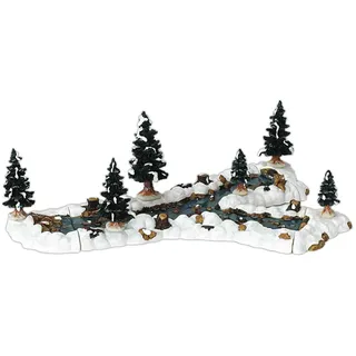 Lemax Zierschmuck für Weihnachtsdorf Mühlbachgabelung, 10-teiliges Set