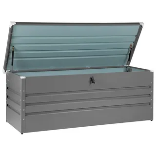 Beliani Gartentruhe 600 l 165 x 70 cm Grau