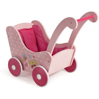 Bayer Chic 2000 Holzpuppenwagen papilio pink