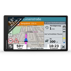 Garmin DriveSmart 55 MT-S EU – Navigationsgerät mit 5,5“ (14 cm) Farbdisplay, vorinstallierten 3D-Karten für Europa (46 Länder), Live Traffic via Garmin Drive App, Sprachsteuerung & Fahrerassistenz