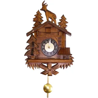 Engstler - 0137 QP - Pendeluhr - Quarz - mit Kuckucksruf / Westminsterschlag