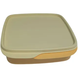 Tupperware to Go Lunchbox clevere Pause 550 ml Brotdose mit Trennwand Eco+ Schule Dose mit Abtrennung (pastell gelb)