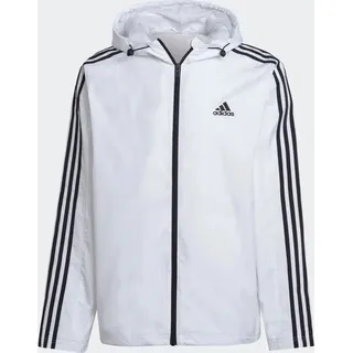 Adidas Essentials 3-Streifen Woven Windbreaker White XL