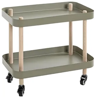 Haku-Möbel Beistelltisch - grün, , Maße: cm, B: 50 H: 47